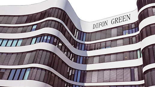 Company building exterior